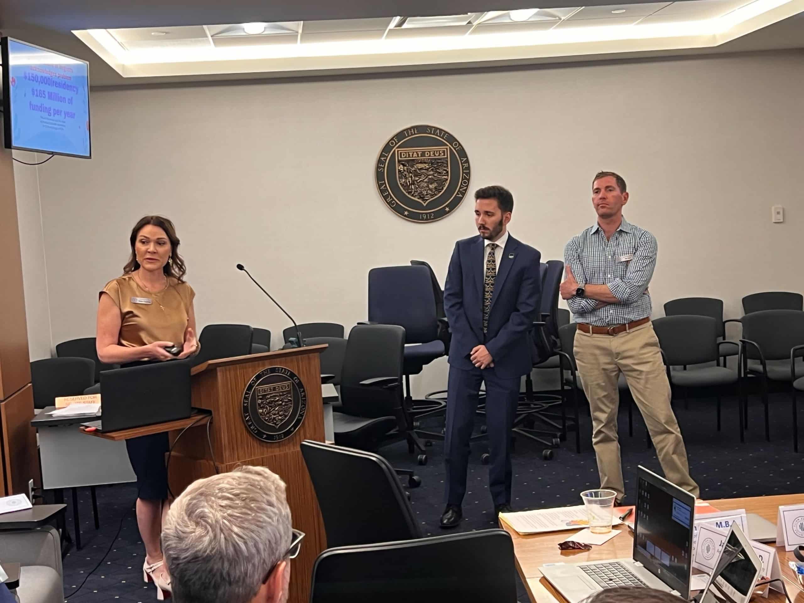 Bridget Fitzgibbons giving speech