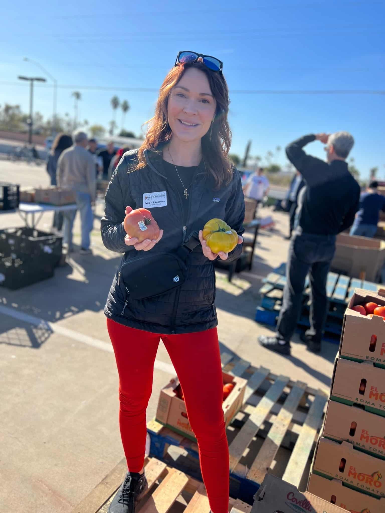 Bridget Fitzgibbons Food Bank Volunteering